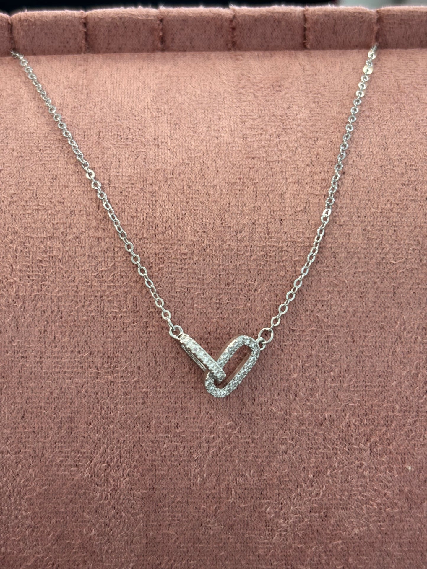 Silver Rhinestone Necklace