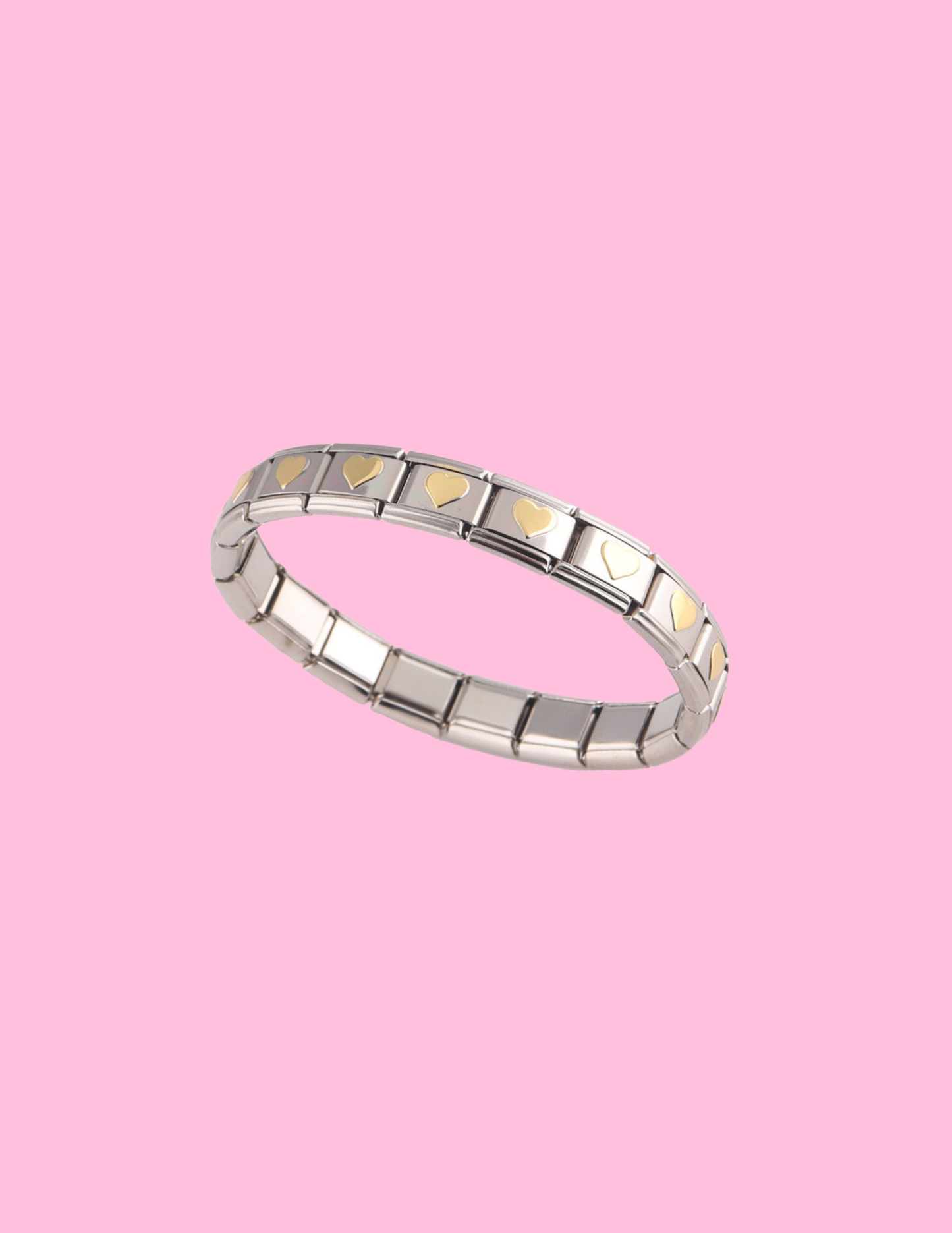 Heart Two-Toned Bracelet