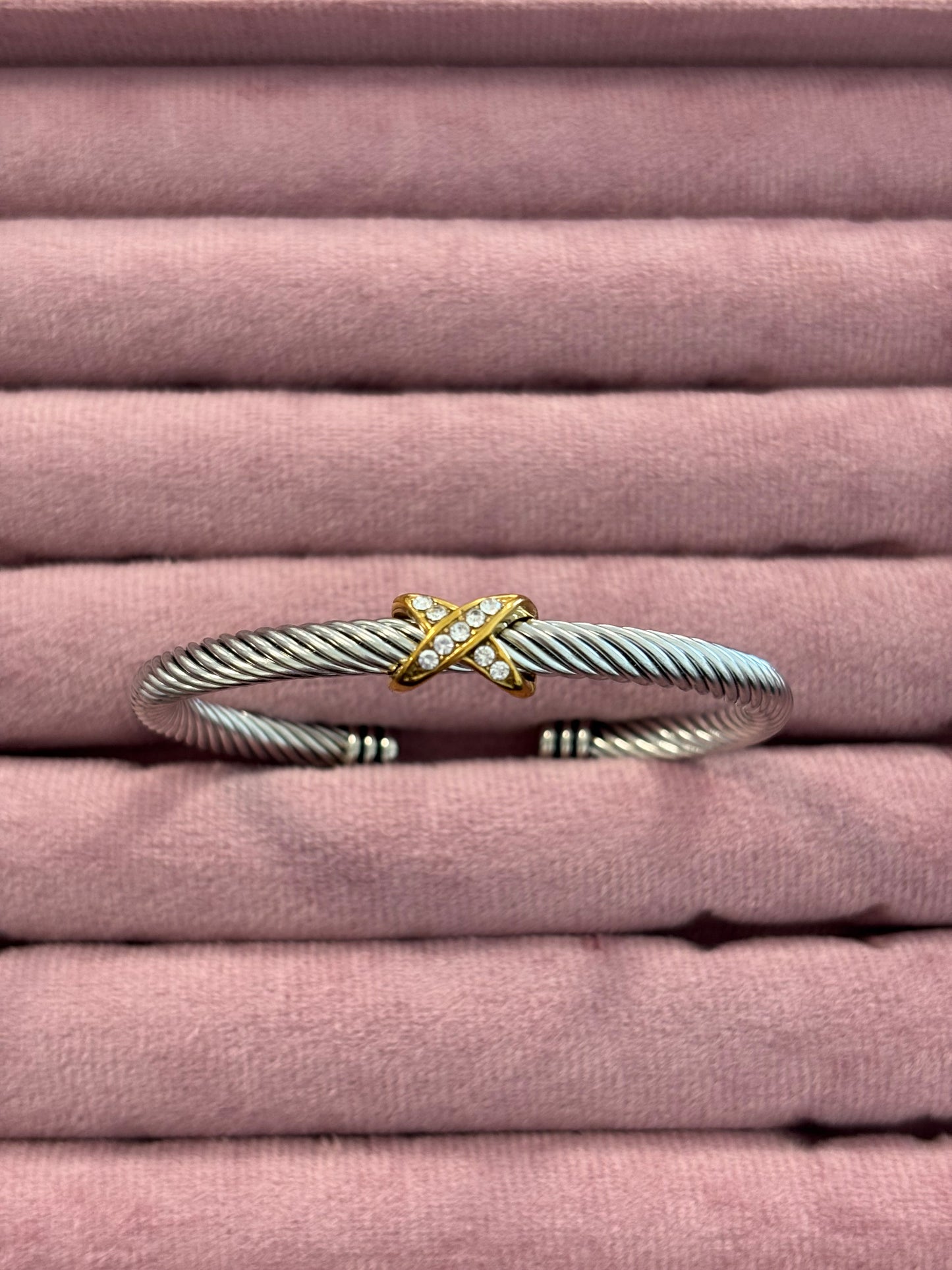 DY Rhinestone Bracelet