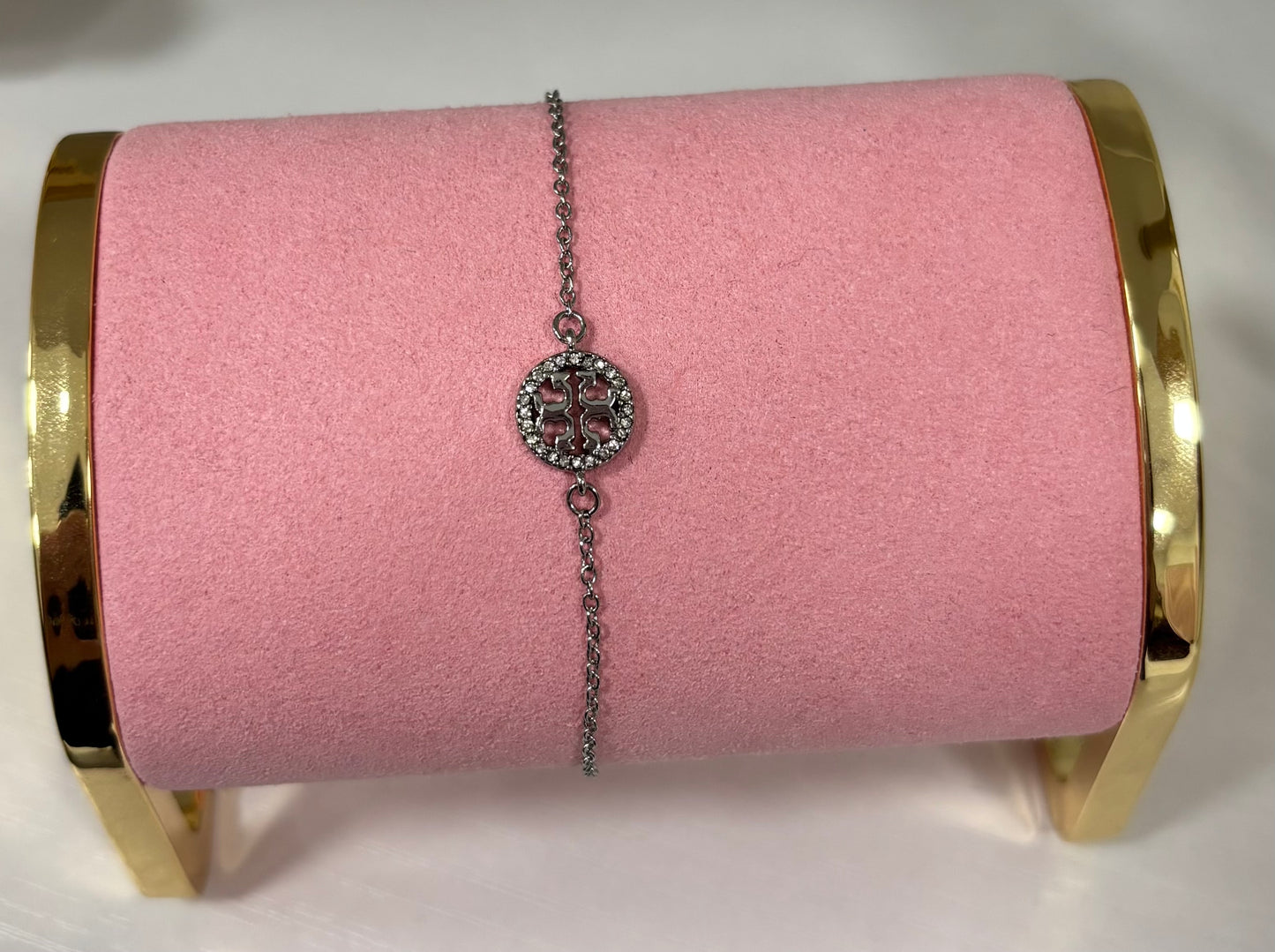 TB circle silver bracelet