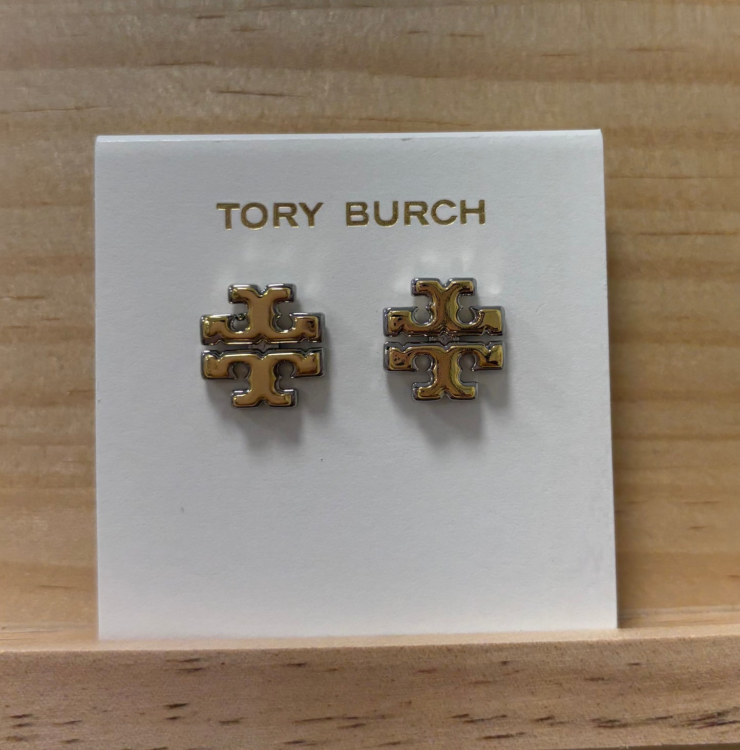 TB two toned big earrings