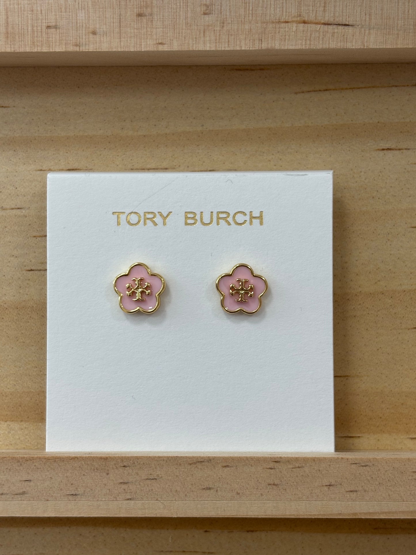 TB Flower earrings(pink)
