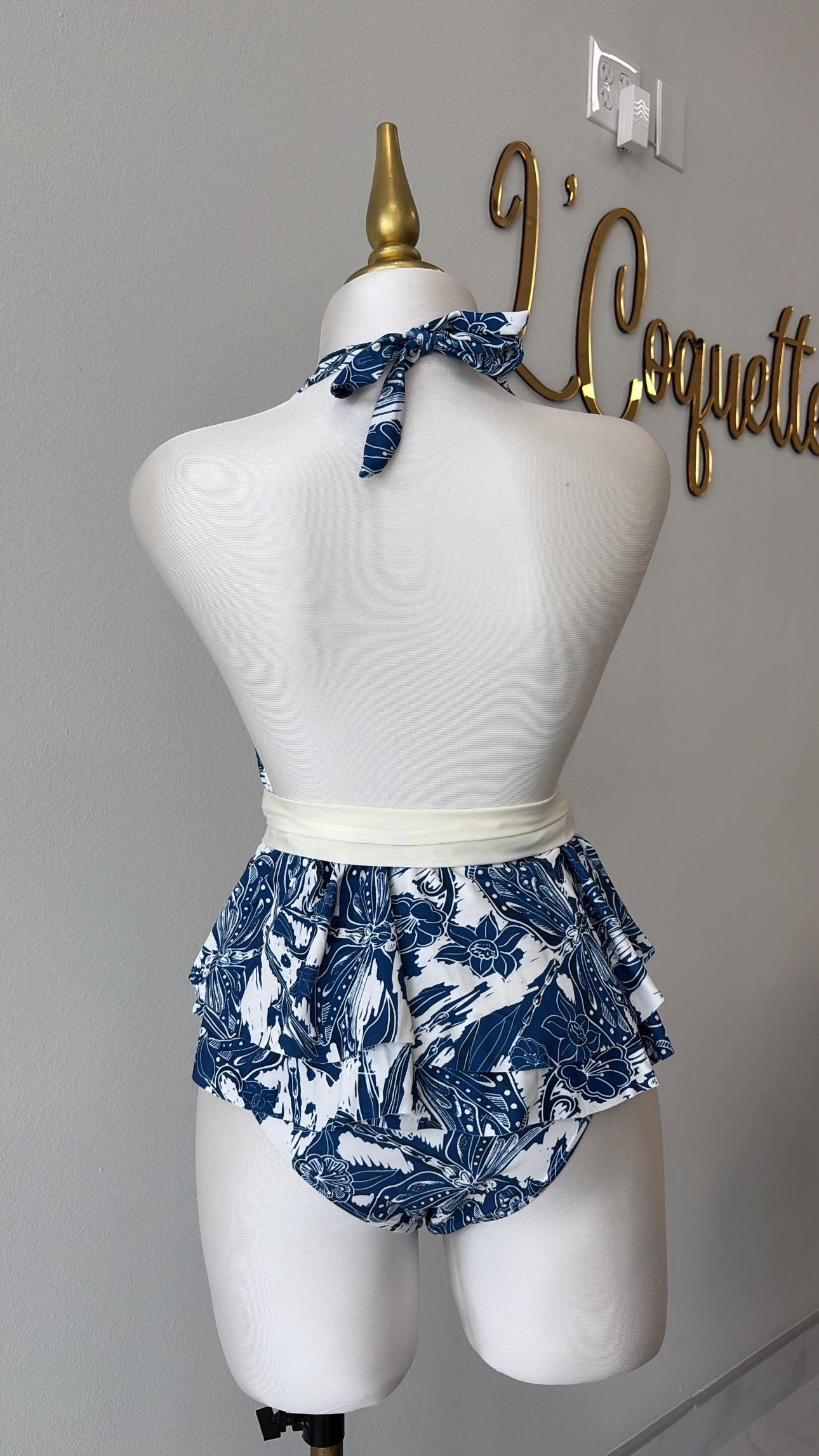 Two piece swimsuit set