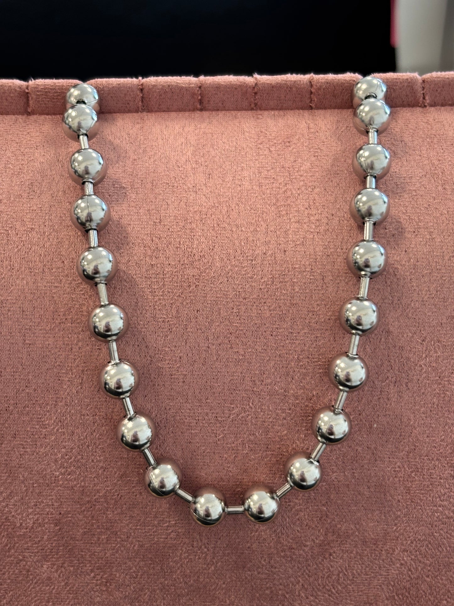 Silver Chunky Necklace