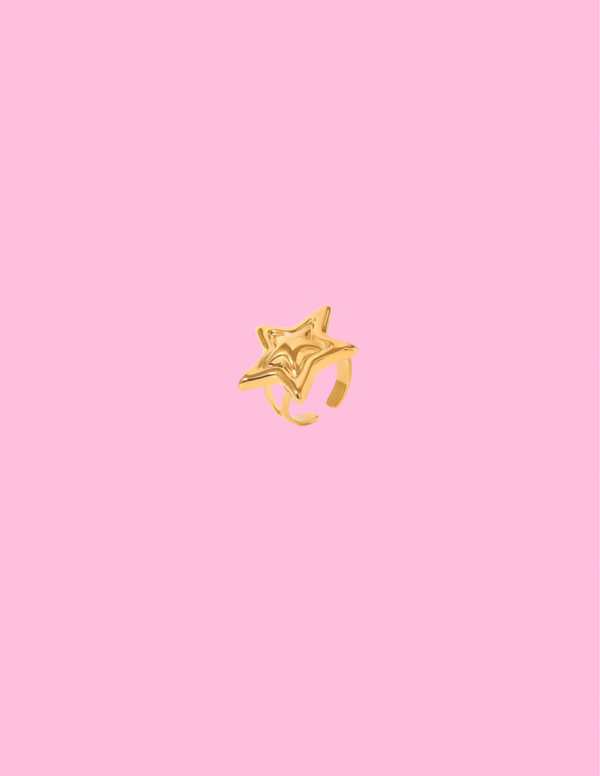 Gold Star Ring