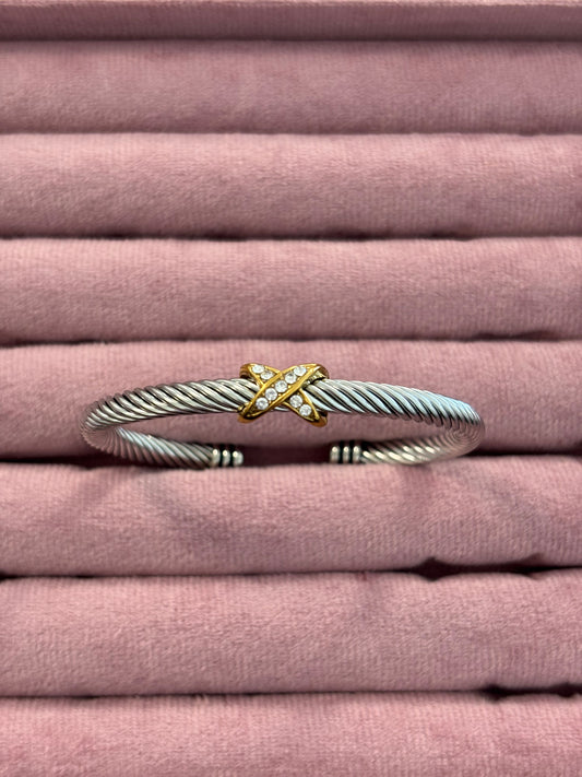 DY Rhinestone Bracelet
