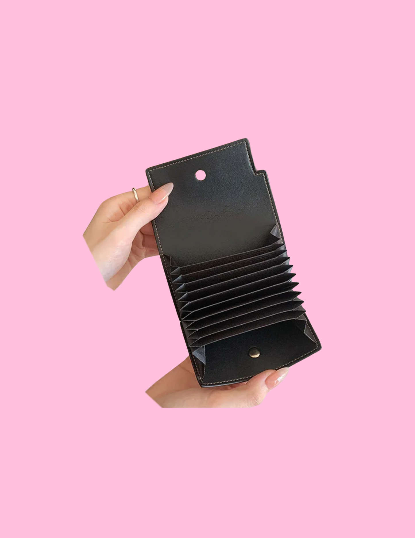 Black mini wallet