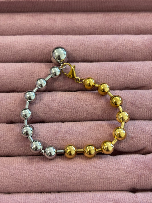 Two-Toned Chunky Bracelet