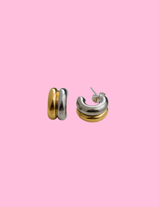Two-Toned Earrings