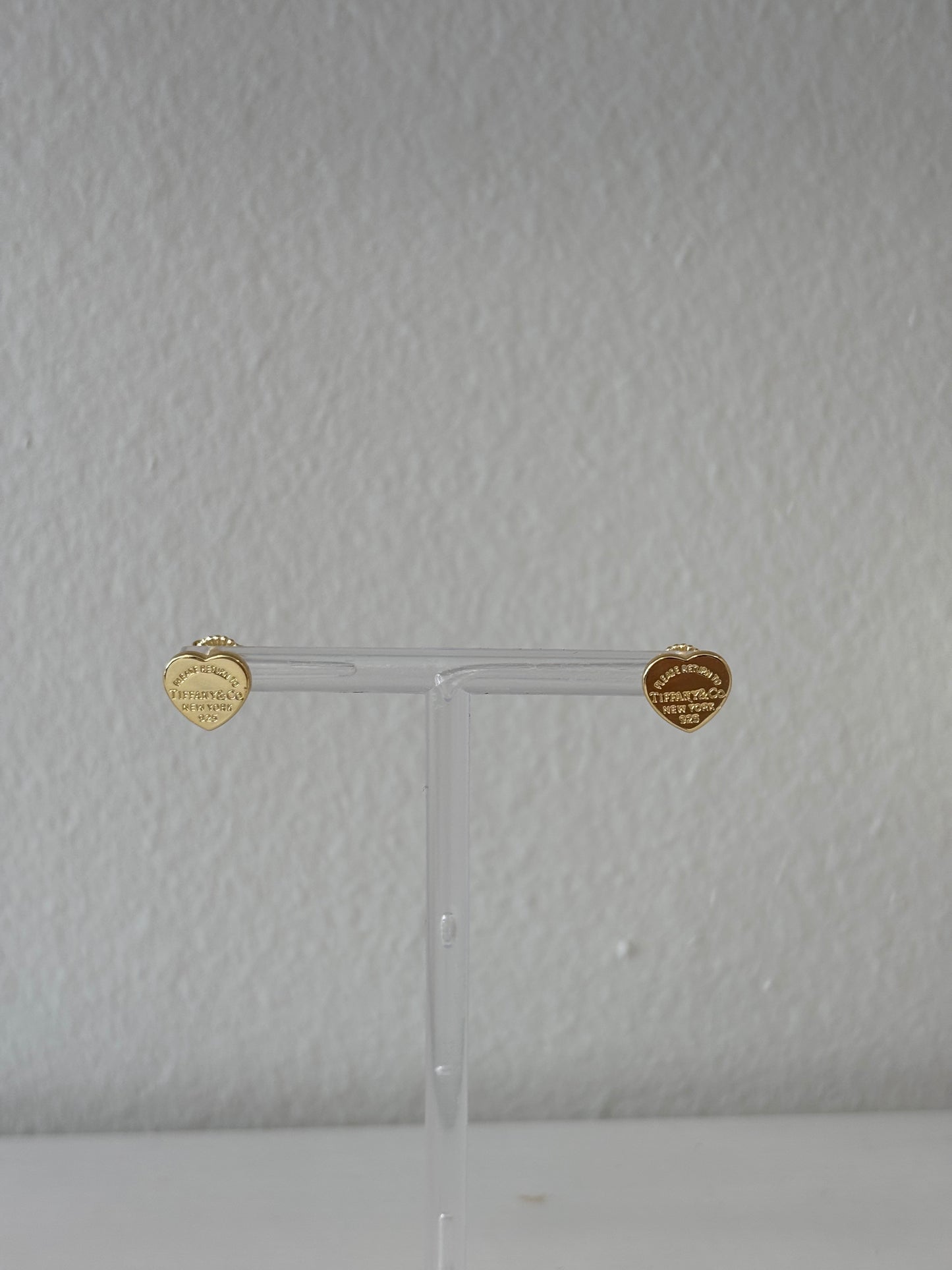 Tiffany Gold Heart Earrings