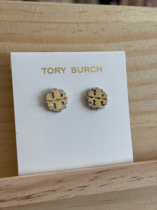 TB two toned earrings