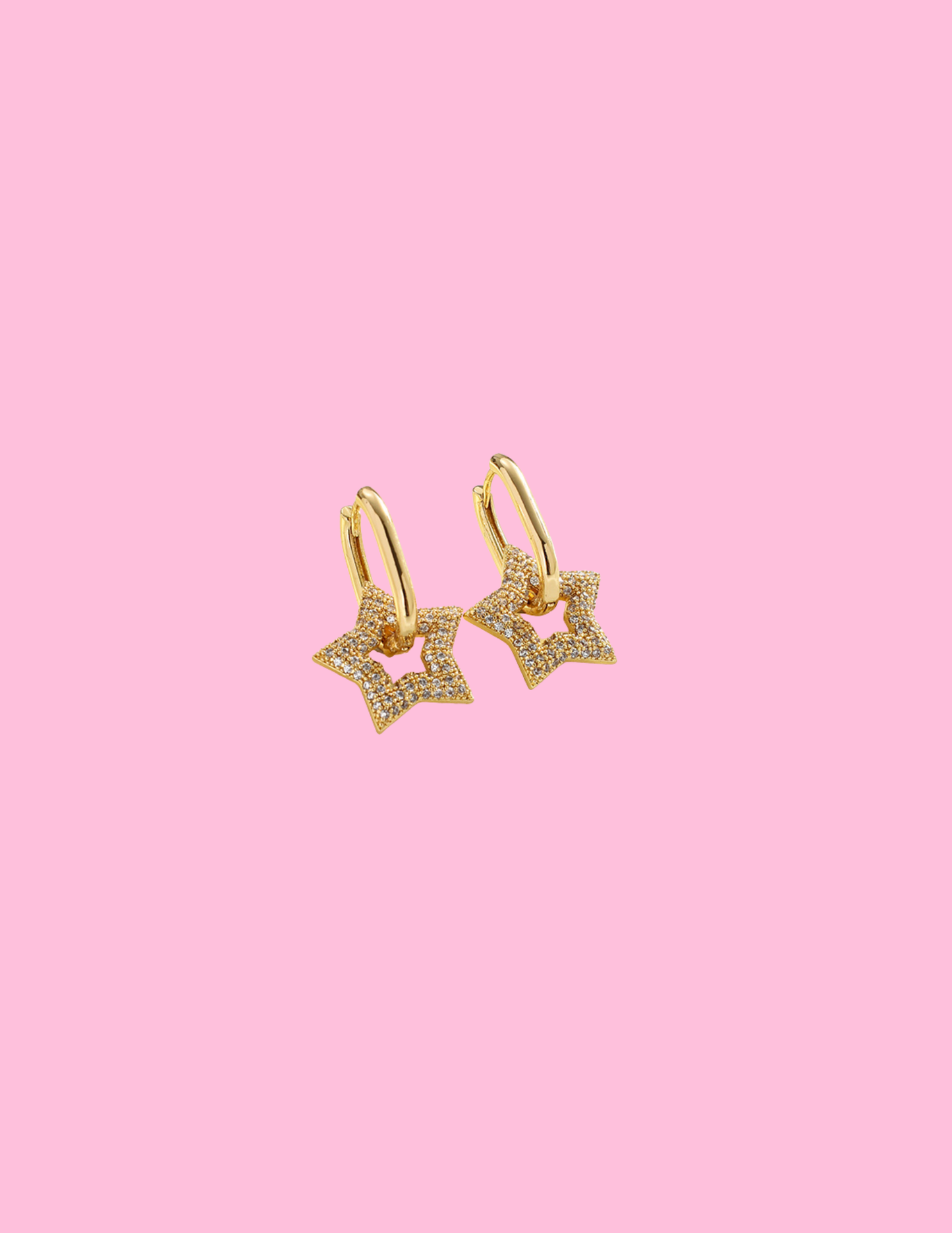 Gold Star Earrings