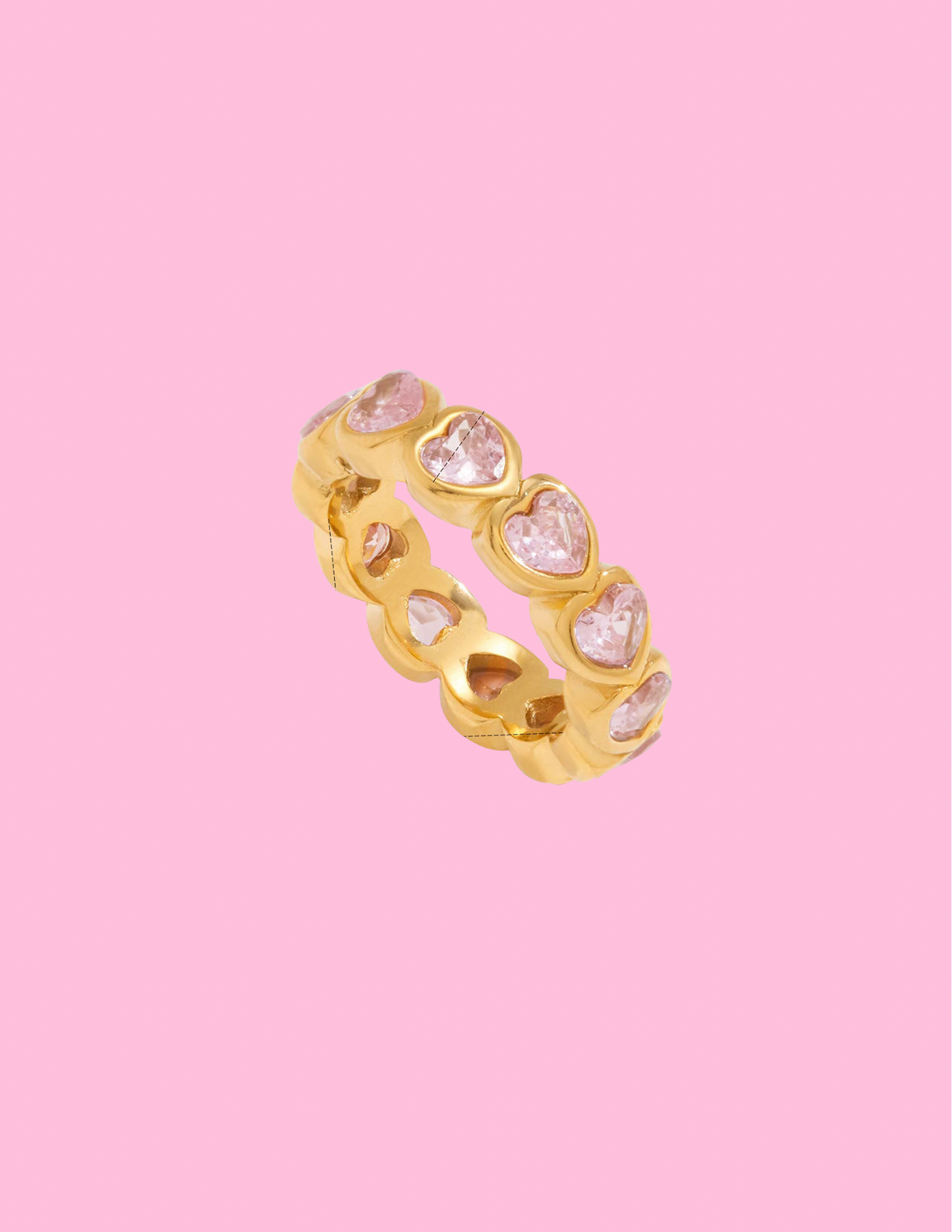 Pink Heart Ring