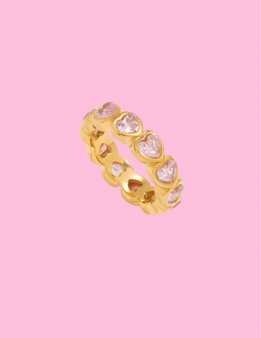 Pink Heart Ring