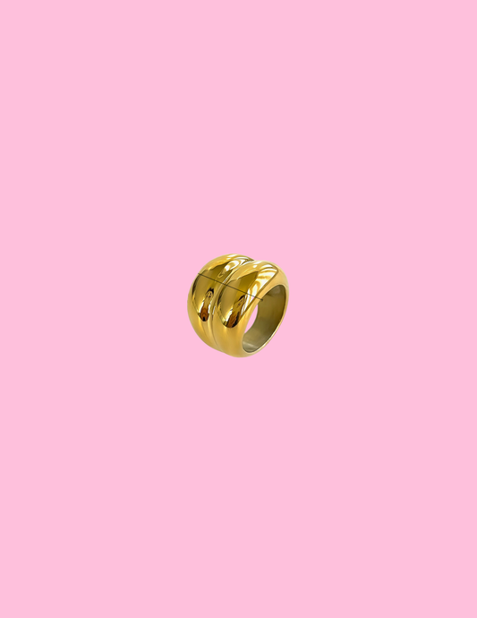 Gold Chunky Ring
