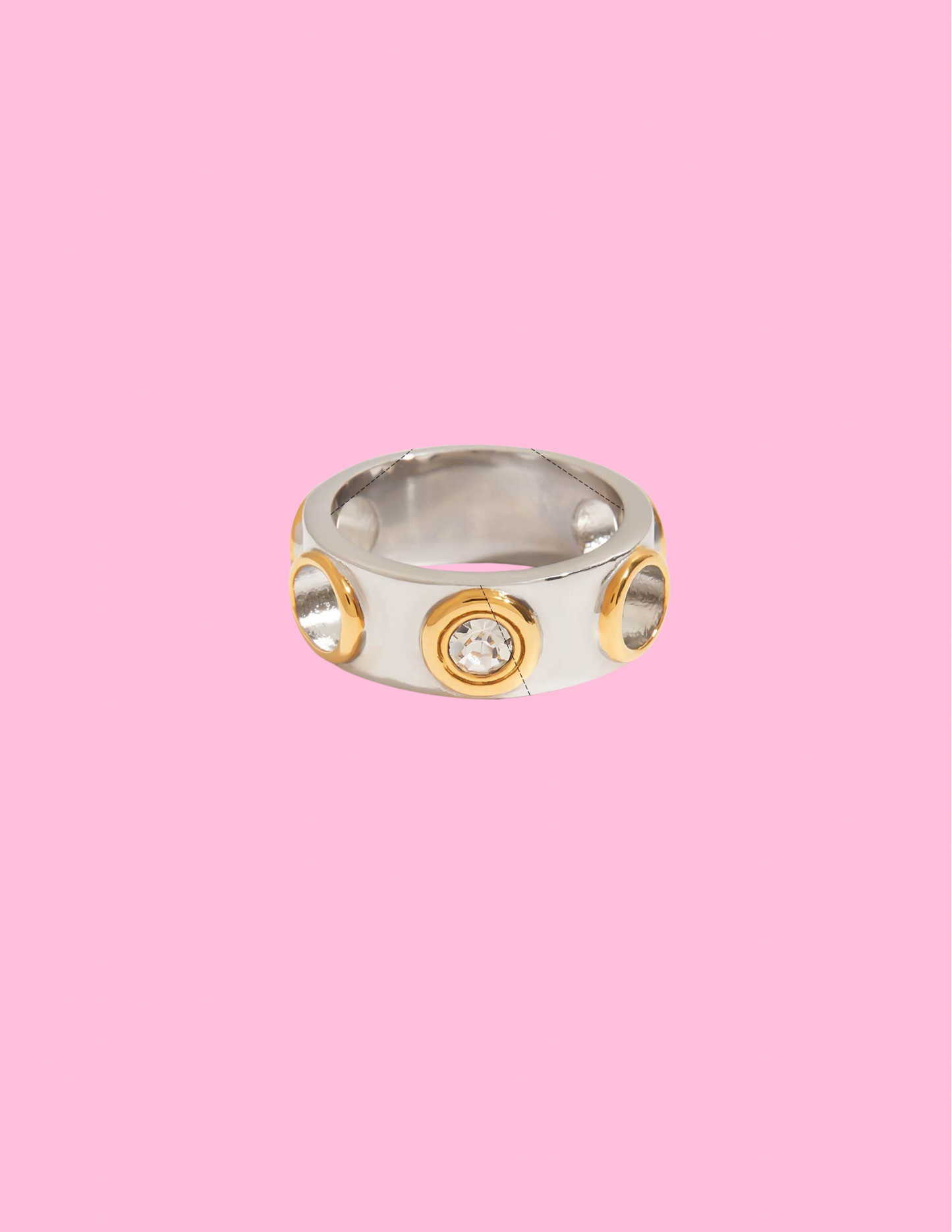 Two-Toned Chunky Ring