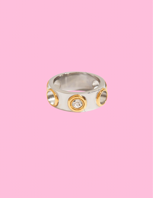 Two-Toned Chunky Ring