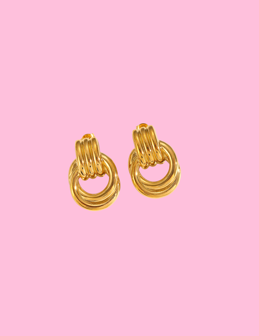 Gold Chunky Earrings