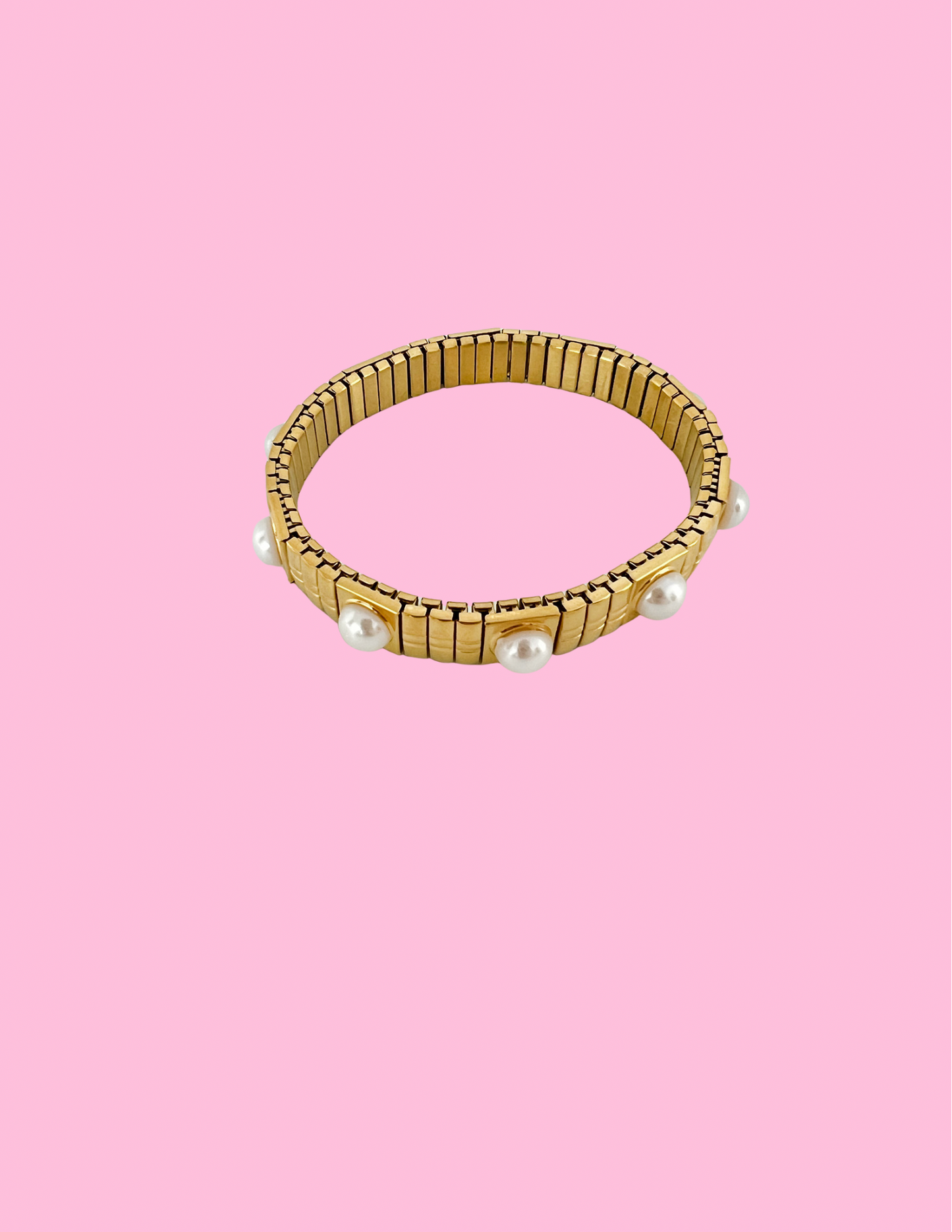 Gold Pearl bracelet