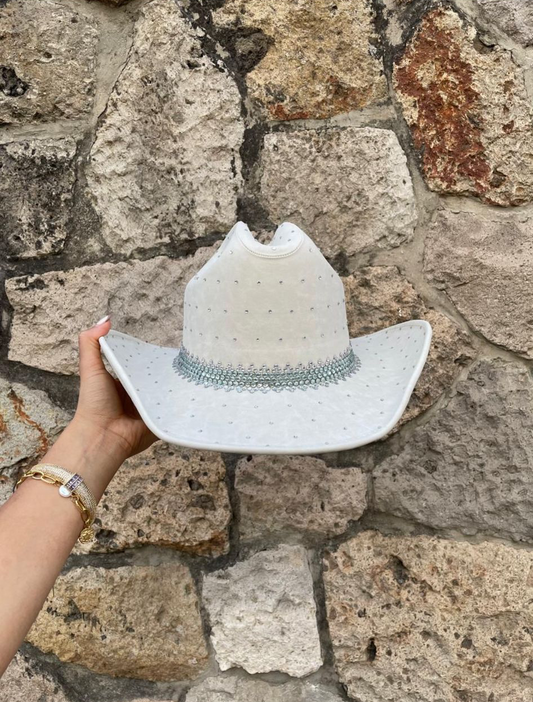 Tan Rhinestone Tejana