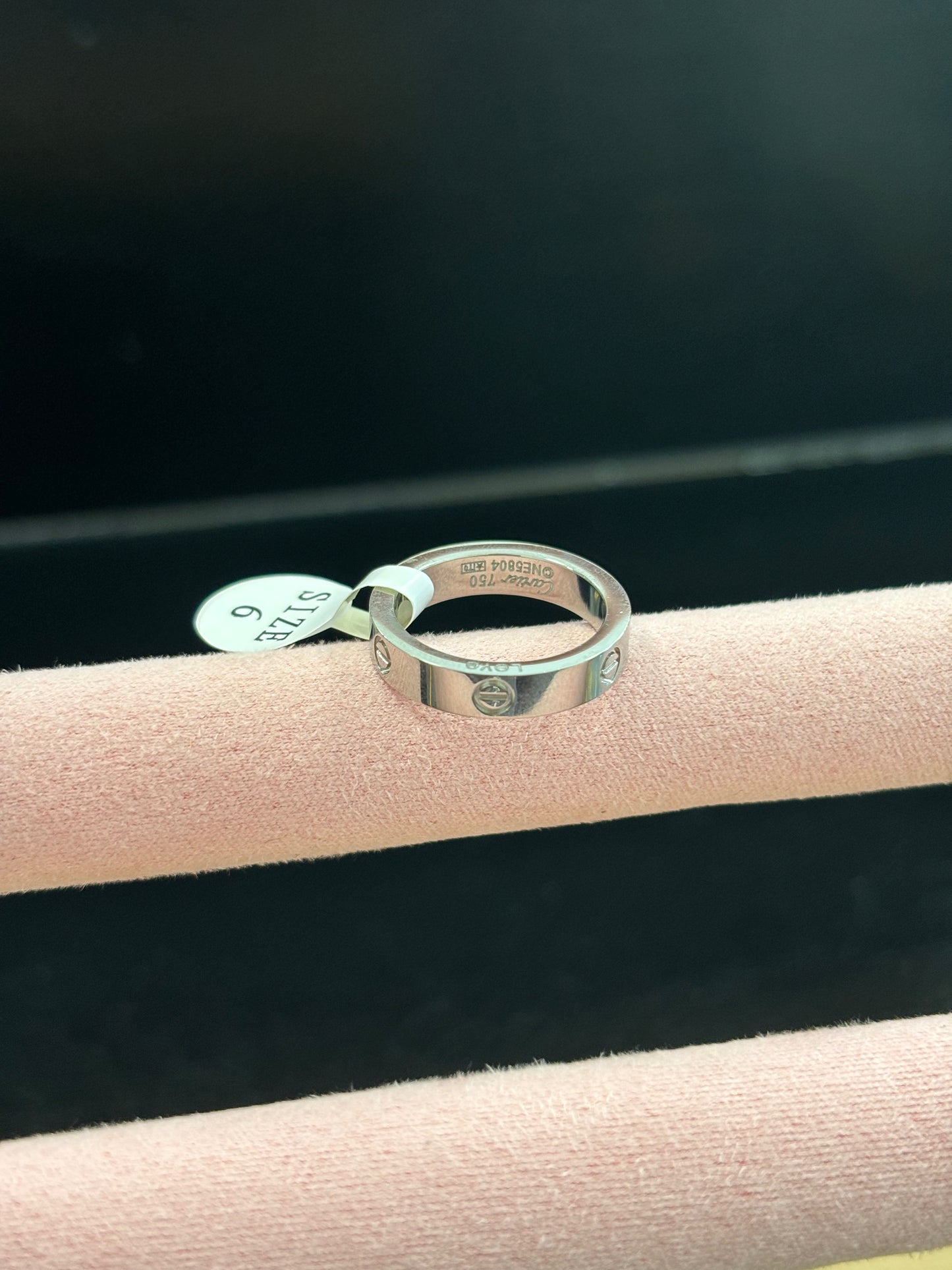 Love ring silver