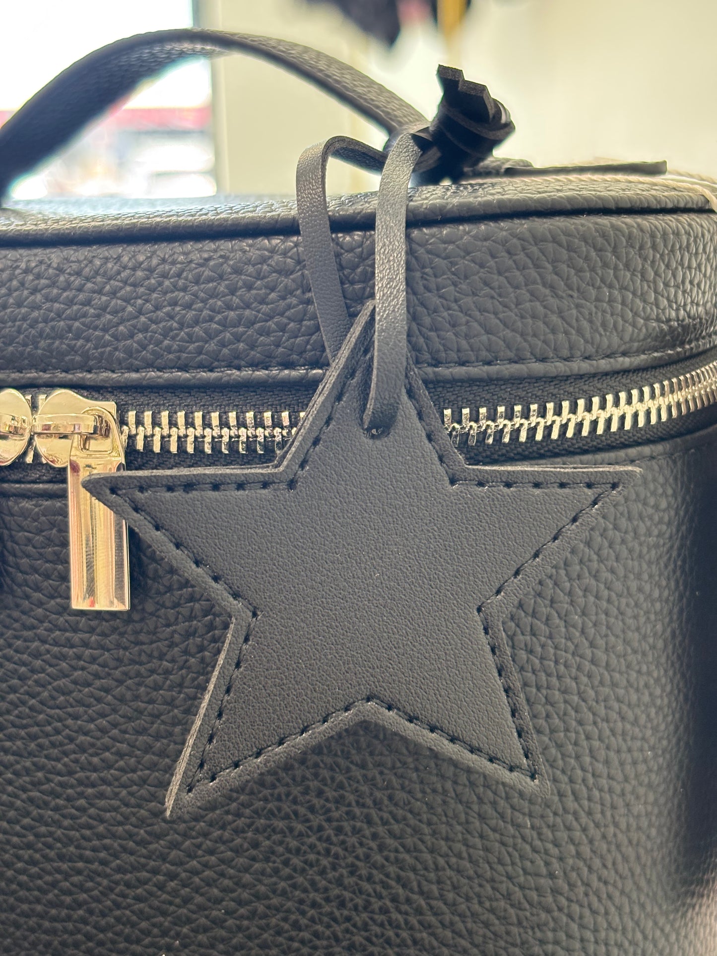 Black star charm