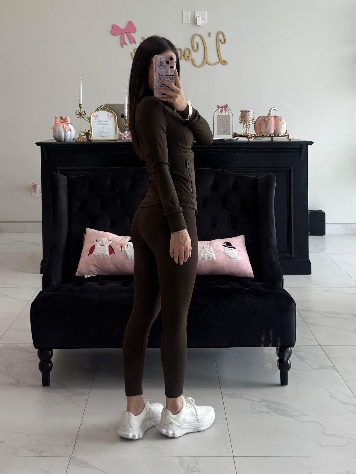 Military Green two piece active wear set